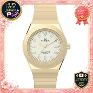 TIMEX Q Timex TW2Y57500 Quartz 50m Water Resistant Acrylic Ivory Dial