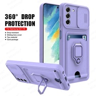 Ốp Lưng Samsung S20 FE Trượt Camera Samsung Samsung S20 FE Vỏ Mềm Cho Samsung Khe Cắm Thẻ TPU Chống