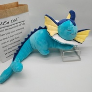 50cm Kawaii Sleeping Vaporeon Doll Animal Stuffed Plush Toy Baby Soothing Baby Sleeping Doll Gifts C