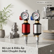 Oil-water separator filter, pressure regulator, pressure gauge for paint spray guns. (AF-006) Good q