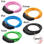 JONY Bike Lock Bike Accessories Resettable Cycle Security Padlock