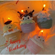 🇲🇾 𝐑𝐞𝐚𝐝𝐲 𝐒𝐭𝐨𝐜𝐤 Kawaii Candle Light Birthday Cake with Birthday Song Stuffed Toy