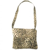 INFIELDER DESIGN x BEAMS BOY特別訂製豹紋單肩包，棕色 [二手] [INFIELDER DESIGN x BEAMS BOY]