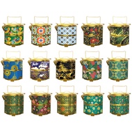 BDARI Gold Tiffin Carrier | 2-Tier Food Container (10cm) | Add Name Available | Mangkuk Tingkat