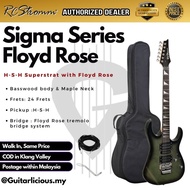 Floyd Rose Electric Guitar with Tremolo SIGMA RCStromm Gamma KG21 6 tali gitar elektrik floating bri