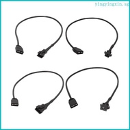 YIN 2pcs ARGB Extension Cable For DEEPCOOL Lian Li ARGB Connectors Adapter Cable
