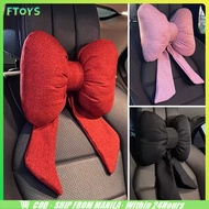 Shipped In 24 Cm.size 22*28CM Car Neck Pillow Made Of Cotton Bow Pattern Convenient To Wear Not Slip