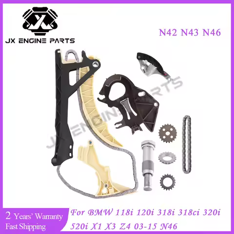 N42 N43 N46 Engine Timing Chain Kit For BMW 2.0 118i 120i 316i 318i 320i 520i X1 X3 Z4 2.0L E87 E90 