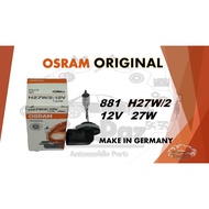 Osram Original Light Bulb (881) H27W/2   12V   27W