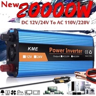 6000W/20000W Solar Inverter Car Inverter Power inverter LED Intelligent Digital Display 12V/24V/48V/