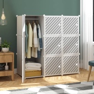 9 cube White DIY Multipurpose Wardrobe Cabinet Clothes Storage Organizer Almari Hanger Baju Rak Pakaian Cupboard Plastik