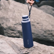 鈦羽瓶 / 海藍色 / 純鈦無塗層掛繩保溫瓶水壺800ml