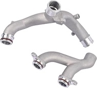 Aluminum Engine Coolant Crossover Pipe,Thermostat Top Crossover Manifold Fits for 2014-2016 Land Rov