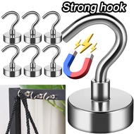Strong Neodymium Magnetic Hook Hold Up To 34kg 5Pounds Diameter 20mm Magnets Quick Hook For Home Kit