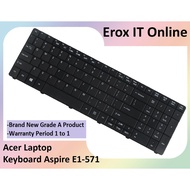 Replacement Laptop Keyboard Acer 9Z.N3M82.F1D NSK-AUF1D PK130PI2B00 NK.I1717.04H \ Acer E1-571 Lapto