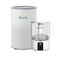 Combo Máy Lọc Không Khí KA350 & Máy Phun Sương Tạo Ẩm KH200 - UVC LED - Lọc Sạch Bụi Mịn - Xông Tinh