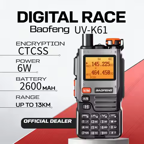 Baofeng K61 New Hot 5W UV-K61 Wireless Two-Way Radio AM FM Multi-Band Handheld Walkie-Talkie 999CH