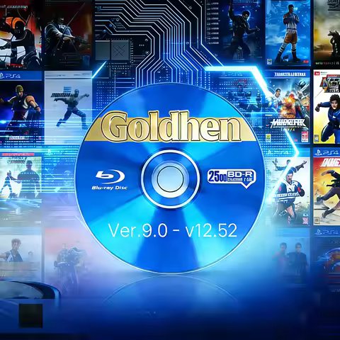 GoldHEN for PS4 Jailbreak Disc V12.52 Collector’s Edition CD 1-Click Boot Tool Supports FW 9.0–13.52