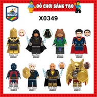 DC Comics Minifigure Model Black Adam and Justice Society - Creative Assembling Toy - XINH X0349