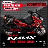 decal stiker nmax new 2021 2022 2023 full body motor yamaha connected