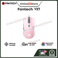 Fantech Sakura Edition VX7 Crypto 6D Light weight Macro Programmable Gaming Mouse