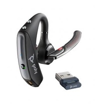 poly - [墨西哥製造] Plantronics Voyager 5200 UC B5200 掛耳式 單邊 藍牙 耳機 │辦公室 / 通勤 / 商務、高清通話、支援USB藍牙接收、防干擾 噪音