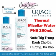 Nước Tẩy Trang Uriage Thermal Micellar Water PNS 250mL (nắp xanh dương) - Dành Cho Da Thường Da Khô