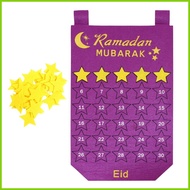 Ramadan Calendar for Kids Ramadan Advent Calendar with 30 Stars Ramadan Advent Calendar with 30 Reusable Star 30 asdiumy