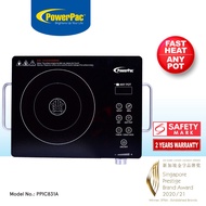 PowerPac Ceramic Cooker Infrared Cooker, (Any Pot) 2000 Watts (PPIC831A)