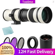 Andoer Camera MF Super Telephoto Zoom Lens F/8.3-16 420-800mm T Mount + UV/CPL/FLD Filters Set +2X 4