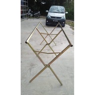 KAKI MEJA LIPAT CHROME SAIZ 6FT X 3FT