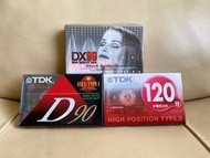 全新 錄音帶, 卡式錄音帶, Cassette Tape, TDK, DX90