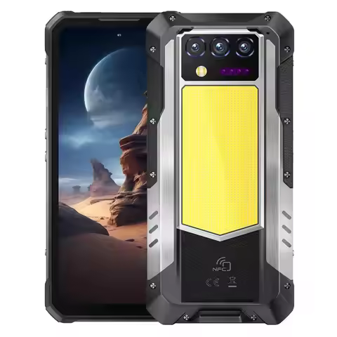 Oukitel WP100 Titan 5G Rugged Smartphone Projector 200MP Camera 33000mAh 66W 16GB+512GB 6.8'' 120Hz 