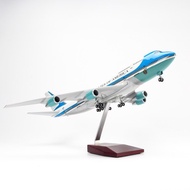 [HCM]Mô hình máy bay lắp ráp có đèn led Air Force One Boeing B747 47cm Everfly