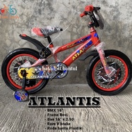 Sepeda Anak Cowok BMX Roda 4 Ring 16 Atlantis