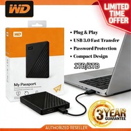 【1TB/2TB】Western digital External Hard Drives WD Elements USB3.0 HDD 2.5'' Portable Hard Disk