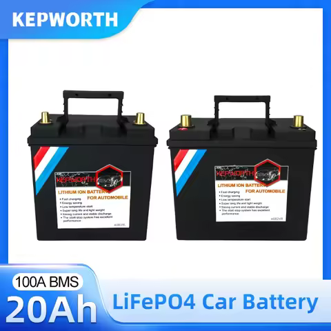 12V 20AH LiFePO4 Lithium Car Battery 680CCA 720CCA Starter Battery Built in 100A BMS for Car Audio a