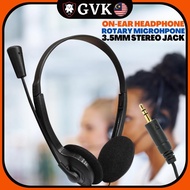 🔥ON EAR MIC HEADPHONE❣️🔥 for Skype Zoom Live Meeting Online Class Fon Kepala Call Gaming Customer Se