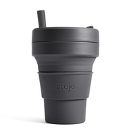 Stojo｜折疊伸縮杯 16oz - 石炭灰(布魯克林限定版)