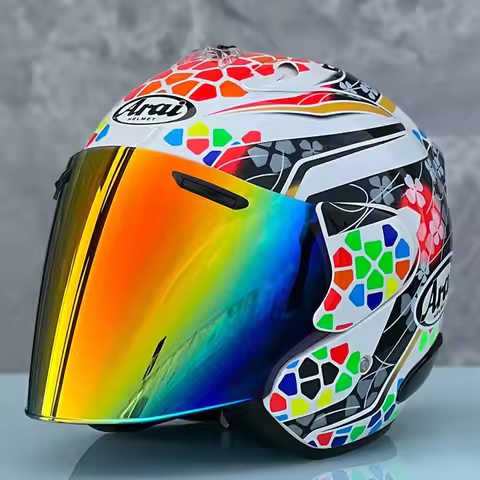 Motorcycle Helmet Open Face 3/4 Helmet SZ-Ram 3 Takaaki Nakagami GP2 Cycling Dirt Racing Motorcycle 