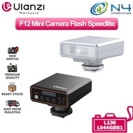 Ulanzi F12 Mini Camera Flash Speedlite GN12 LCD Standard Hot Shoe Mount for Sony Canon Nikon Camera 