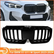 Gloss Black Front Kidney Grille Grill For BMW X1 U11 U12 2023-2024 M Sport