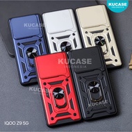 IQoo Z9 5G iQoo Z9X 5G Softcase slide Armor Case Robot + Slide Camera Case iQoo Z9 5G iQoo Z9X 5G