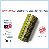 100V 10000uF 10,000uF Electrolytic Capacitor Kapasitor Horn 35*70mm Audio JCCON Elco