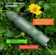 戰術強光袖珍電筒Convoy S21A Tactical LED Flashlight. 5000 mAh lithium battery (21700) included