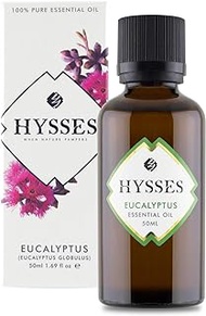 HYSSES Essential Oil, Eucalyptus, 50 milliliters