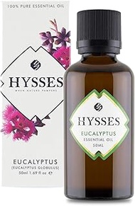 HYSSES Essential Oil, Eucalyptus, 50 milliliters