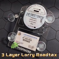 Round Roadtax Holder 2025 for Lorry Van & Bus