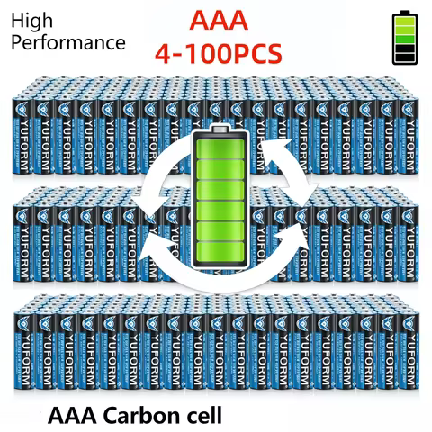 1.5V AAA Disposable Dry Battery Heavy Duty Economical Power for Remote Control,Clock,Toys,Flashlight