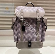 💎新到貨 COACH hitch 老花 牛仔 絲絨 拼色 雙肩包 背囊 禮物 情人節 書包 聖誕節 紀念日 背包  backpacks gift valentine's day bag christm